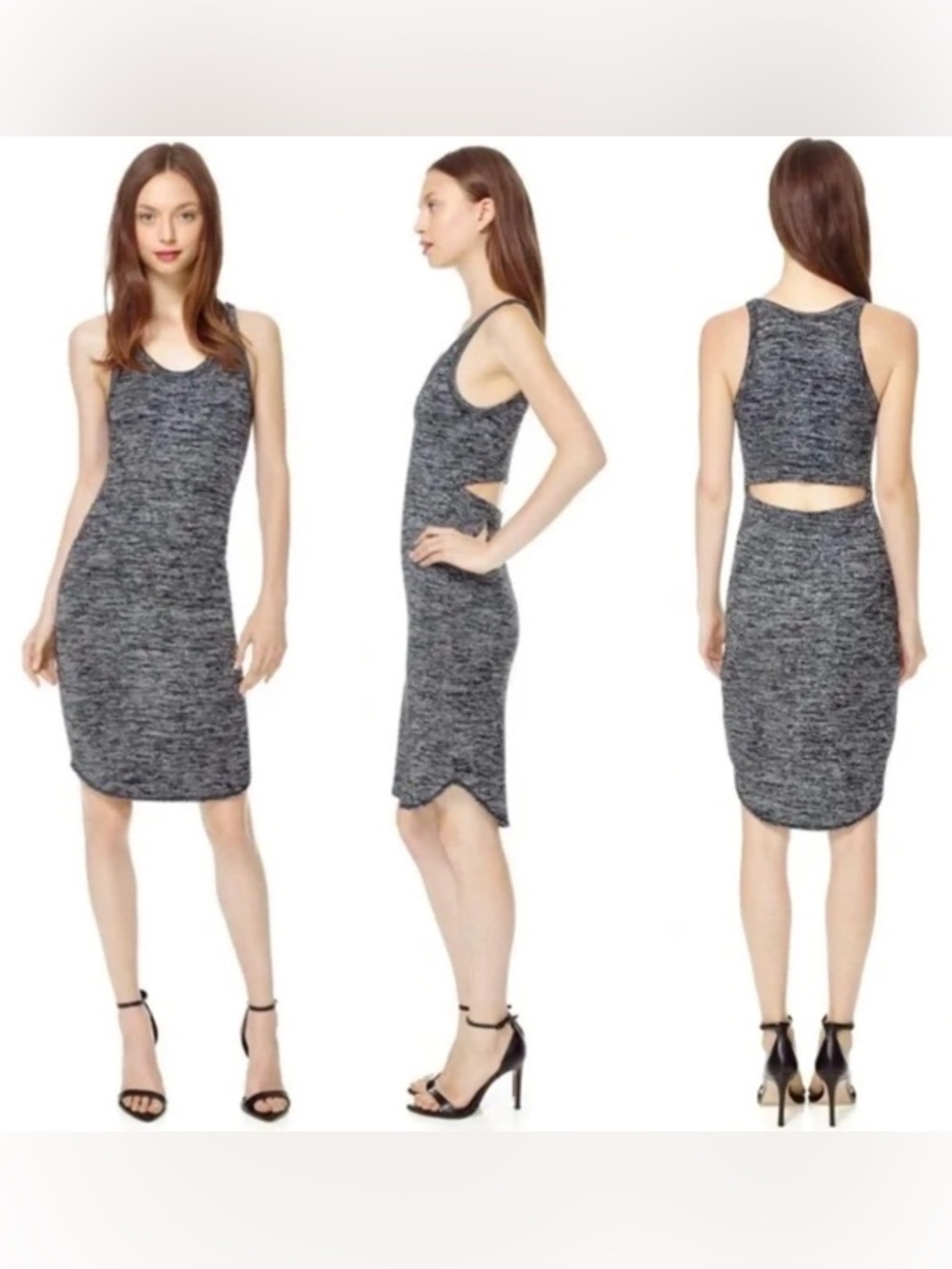 [Aritzia] Wilfred Free Open Back Midi Bodycon Dress - Picture 2 of 7